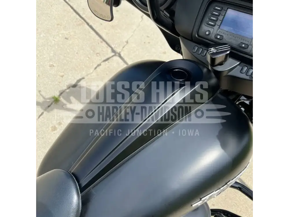 HOGWORKZ Vivid Black Low Profile Tank Topper™️ Dash Console
