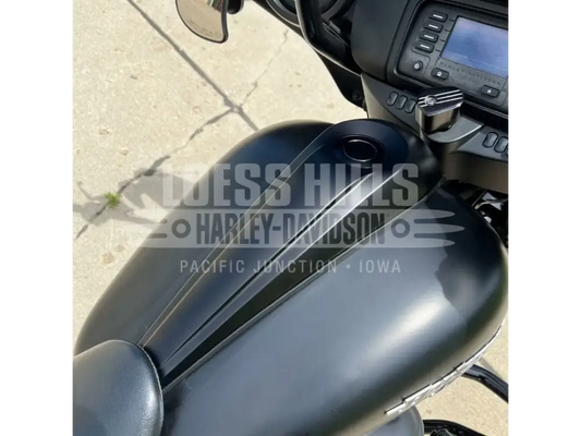 HOGWORKZ Vivid Black Low Profile Tank Topper™️ Dash Console