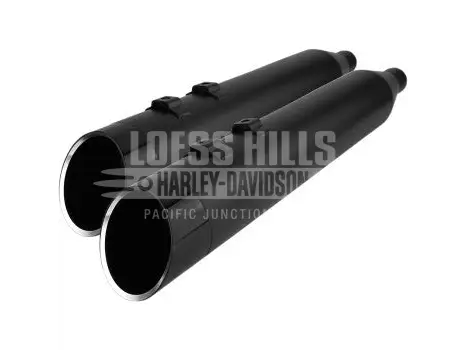 Khrome Werks: 4.5’’ HP Plus Mufflers - Black w/ Black Edge