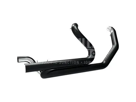 KHROME WERKS Aggressor 2-into-1-into-2 Header - Black