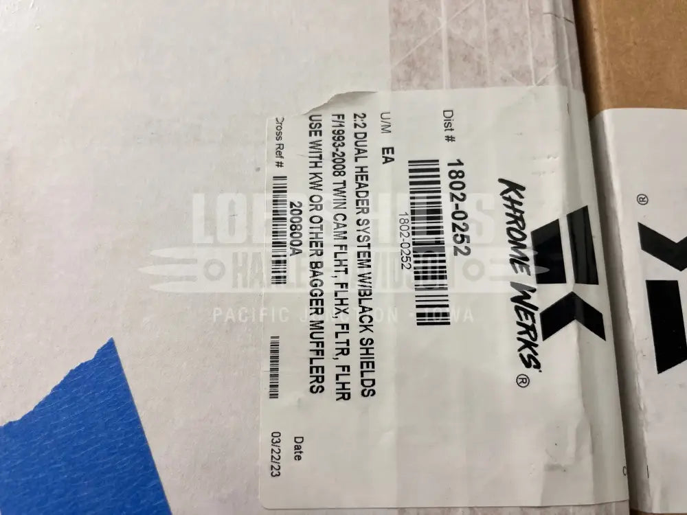 KHROME WERKS Aggressor 2-into-1-into-2 Header - Black