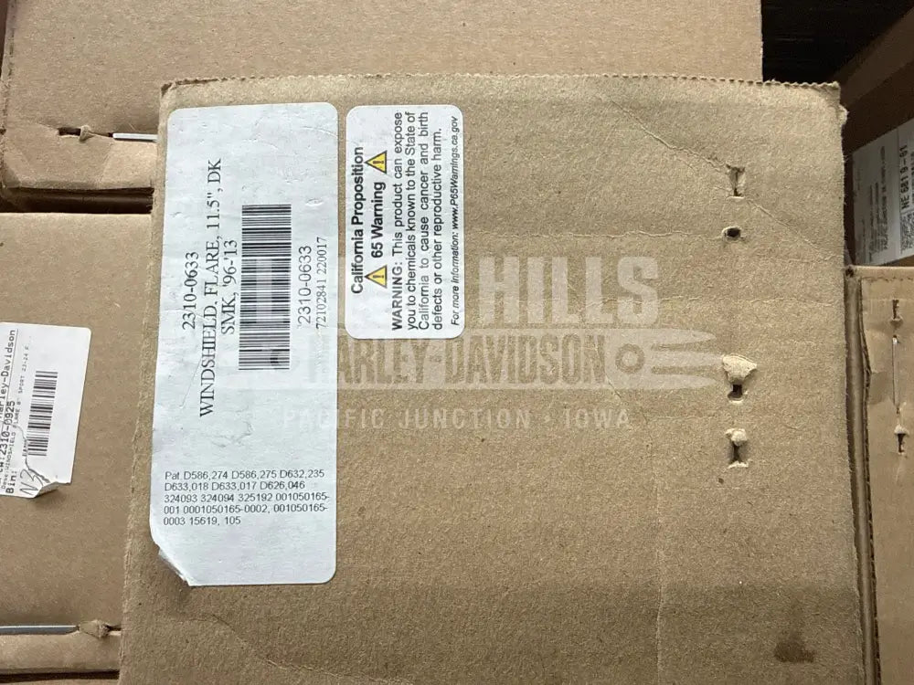 Klock Werks: 11.5in Flare Windshield - For Harley Touring