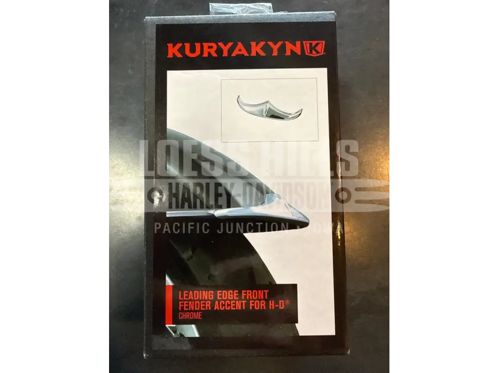 Kuryakyn Front Fender Accent Leading Edge Chrome