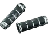Kuryakyn ISO Grips Without Throttle Boss Dual Cable Chrome