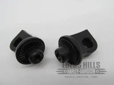 Kuryakyn NOS OEM Adjustable Stop Splined Peg Adapters Black
