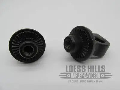 Kuryakyn NOS OEM Adjustable Stop Splined Peg Adapters Black