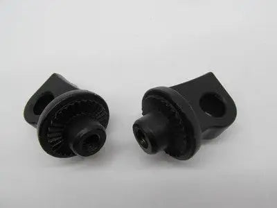 Kuryakyn NOS OEM Adjustable Stop Splined Peg Adapters Black