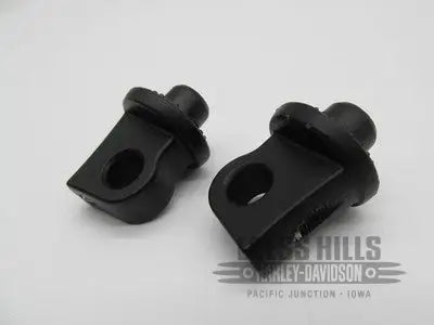 Kuryakyn NOS OEM Adjustable Stop Splined Peg Adapters Black