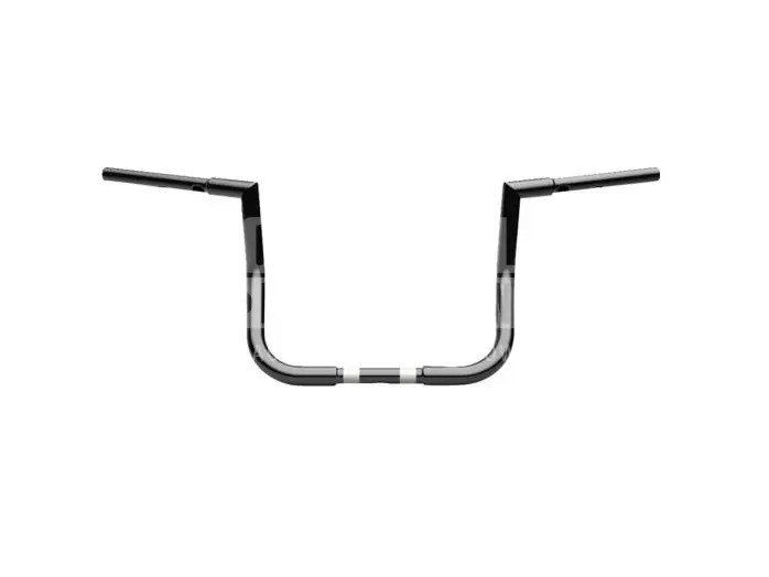 LA Chopper Gloss Black Twin Peaks 12’’ Ape Hanger