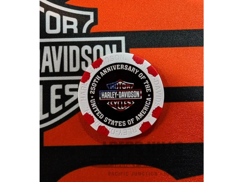 Loess Hills Harley-Davidson 250th Anniversary Poker Chip
