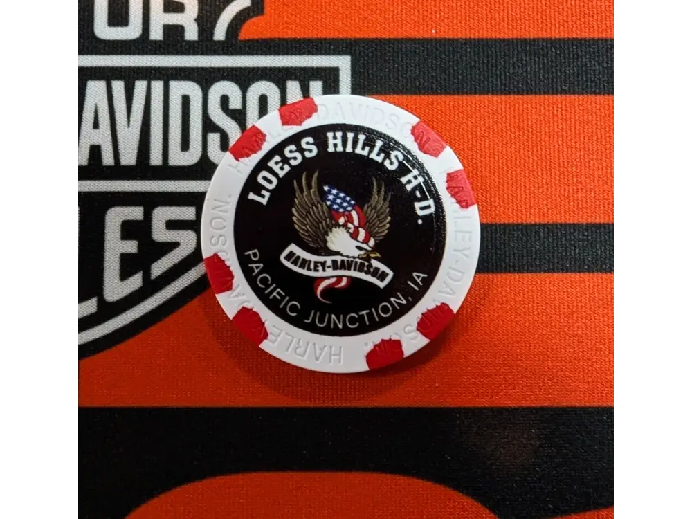 Loess Hills Harley-Davidson 250th Anniversary Poker Chip