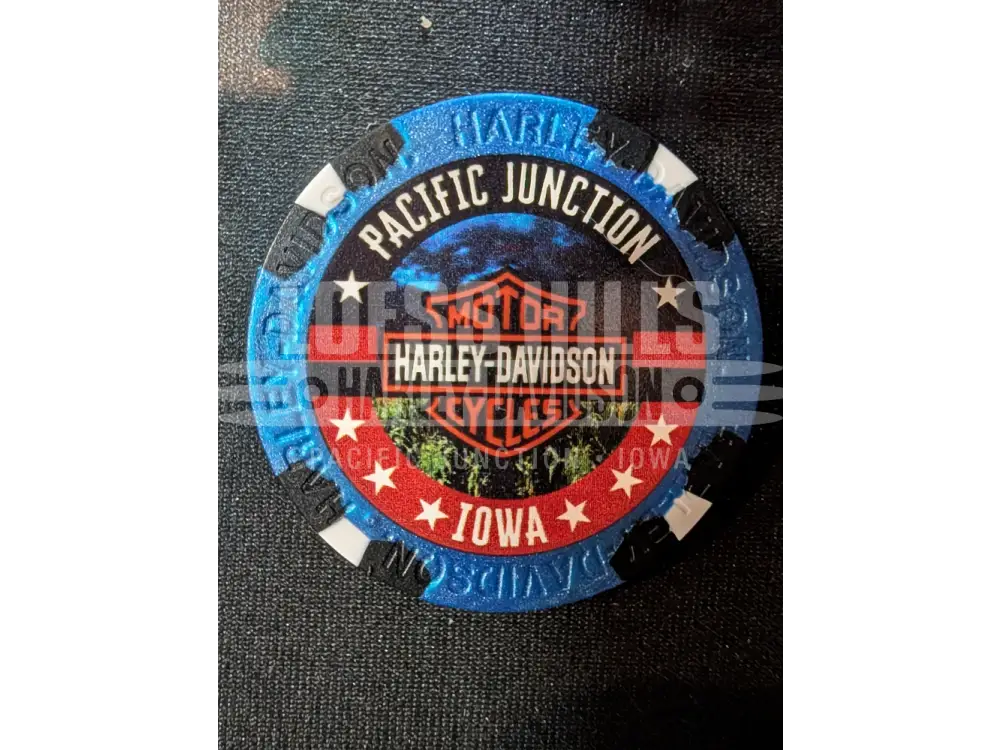 Loess Hills H-D Riders of the Corn Poker Chip CHIP-RIDERS