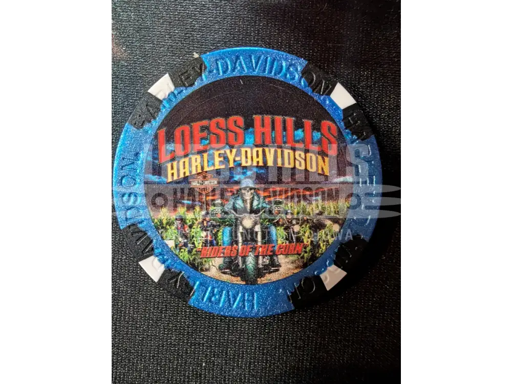 Loess Hills H-D Riders of the Corn Poker Chip CHIP-RIDERS