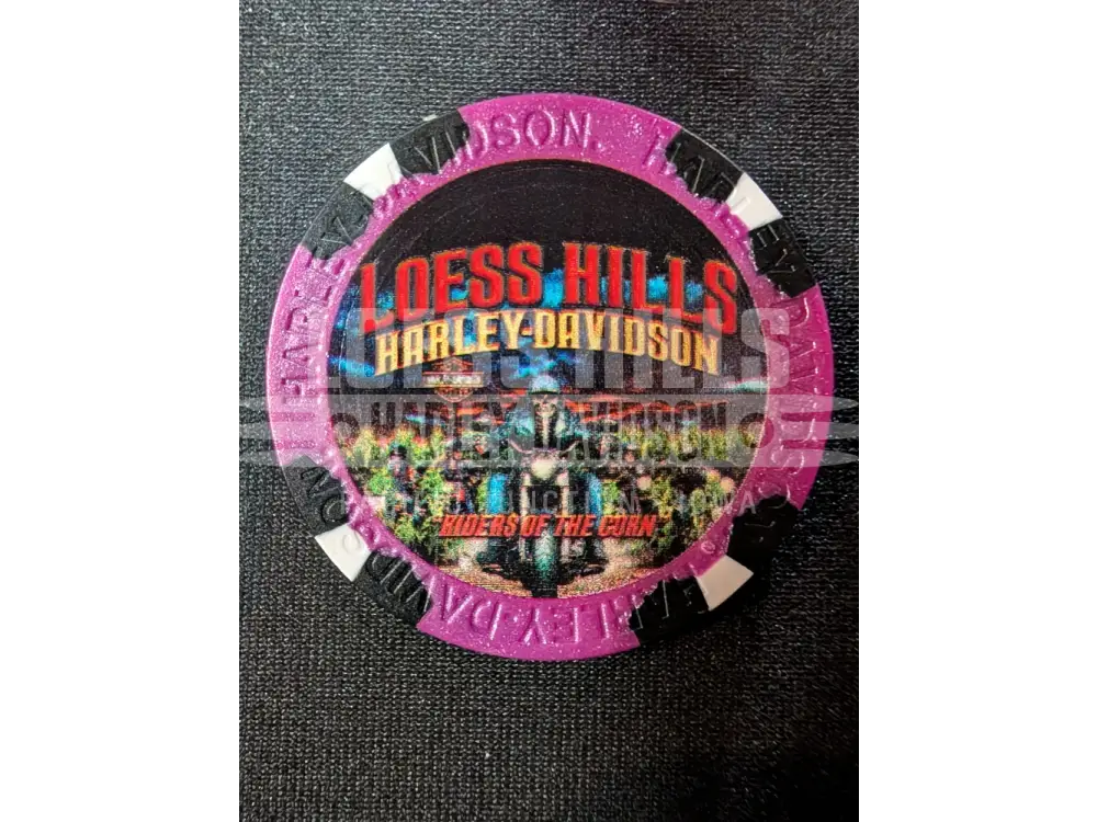 Loess Hills H-D Riders of the Corn Poker Chip CHIP-RIDERS