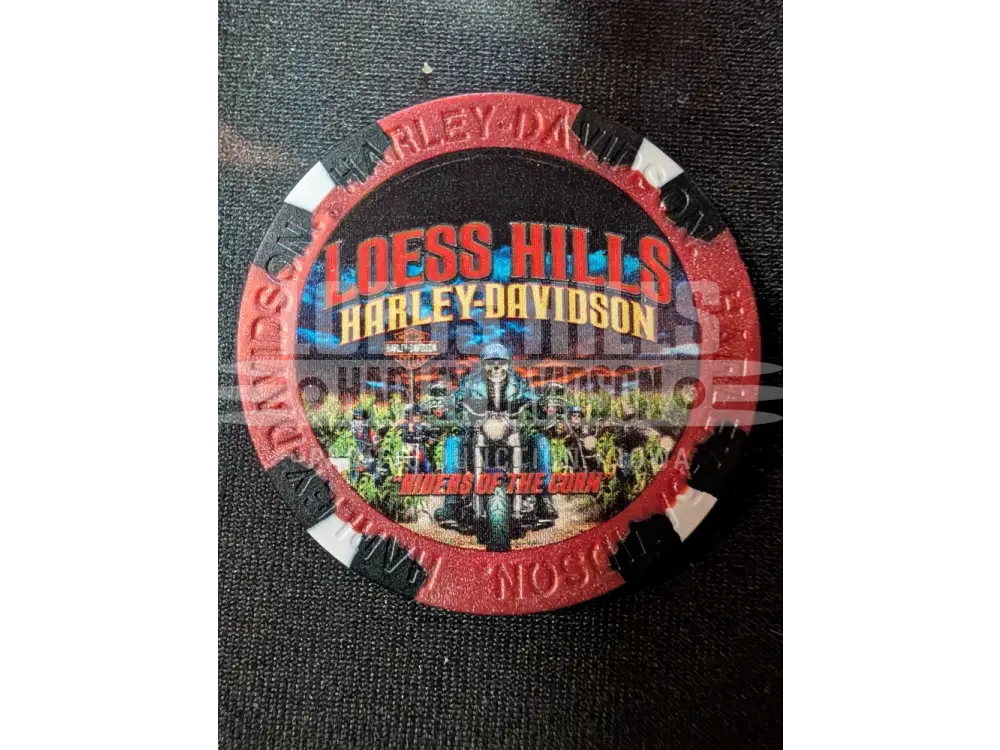 Loess Hills H-D Riders of the Corn Poker Chip CHIP-RIDERS