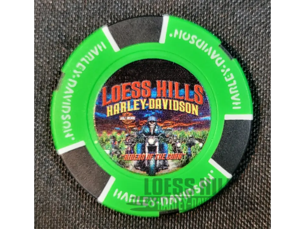 Loess Hills H-D Riders of the Corn Poker Chip CHIP-RIDERS