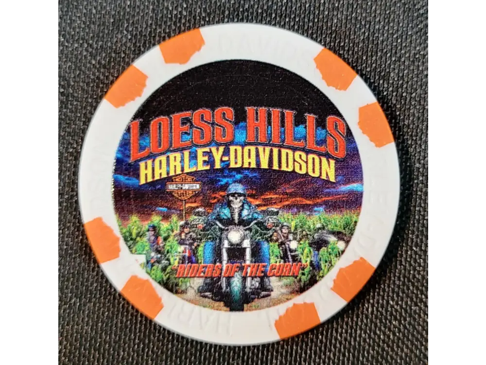 Loess Hills H-D Riders of the Corn Poker Chip CHIP-RIDERS