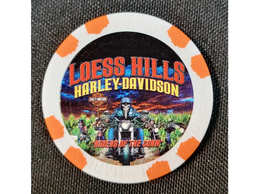 Loess Hills H-D Riders of the Corn Poker Chip CHIP-RIDERS