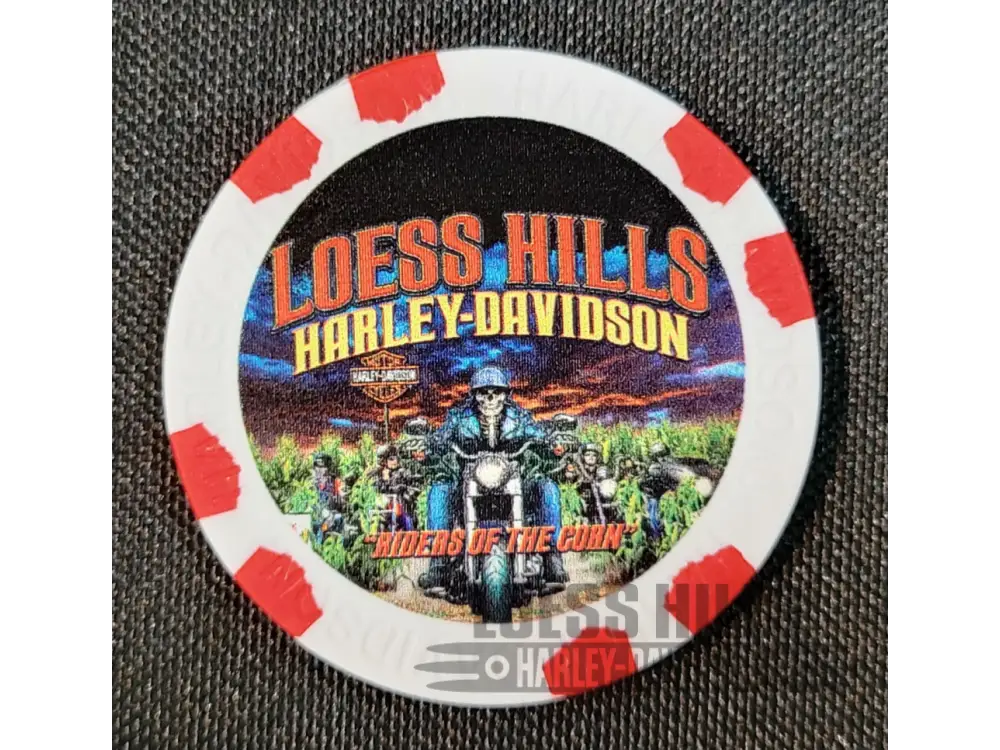 Loess Hills H-D Riders of the Corn Poker Chip CHIP-RIDERS