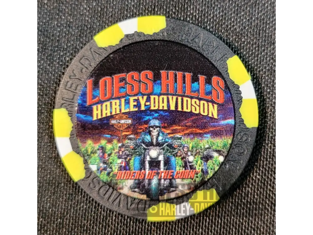 Loess Hills H-D Riders of the Corn Poker Chip CHIP-RIDERS