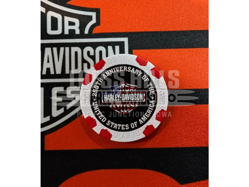 Loess Hills Harley-Davidson 250th Anniversary Poker Chip