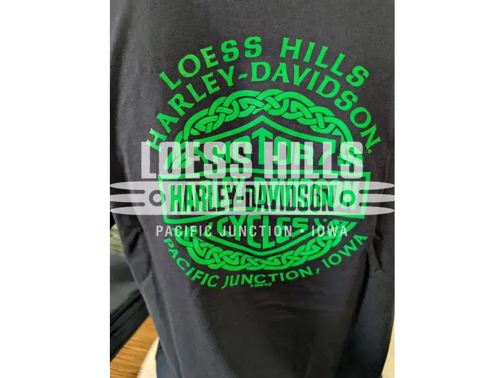 Loess Hills Harley-Davidson Shamrock Men’s T-shirt 3002823