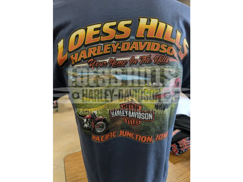 Loess Hills Harley-Davidson Men’s #1 Printed Pocket T-shirt