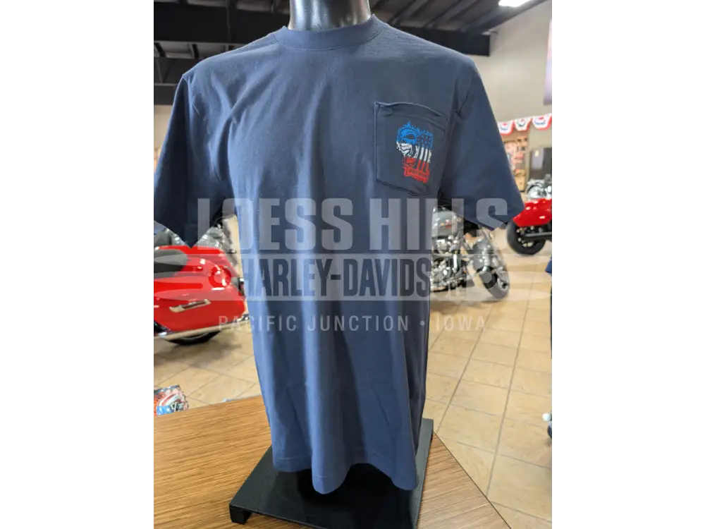 Loess Hills Harley-Davidson Men’s #1 Printed Pocket T-shirt