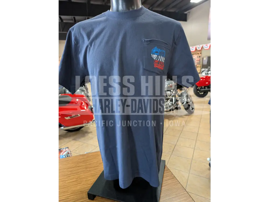 Loess Hills Harley-Davidson Men’s #1 Printed Pocket T-shirt
