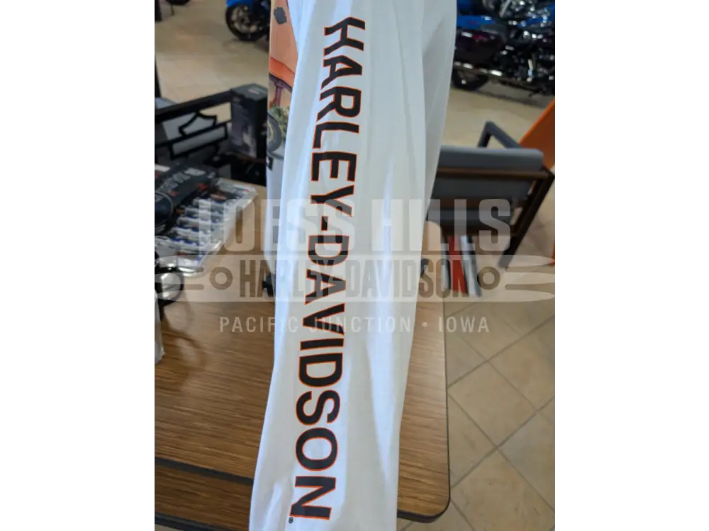 Loess Hills Harley-Davidson Men’s B&S On White Long Sleeve