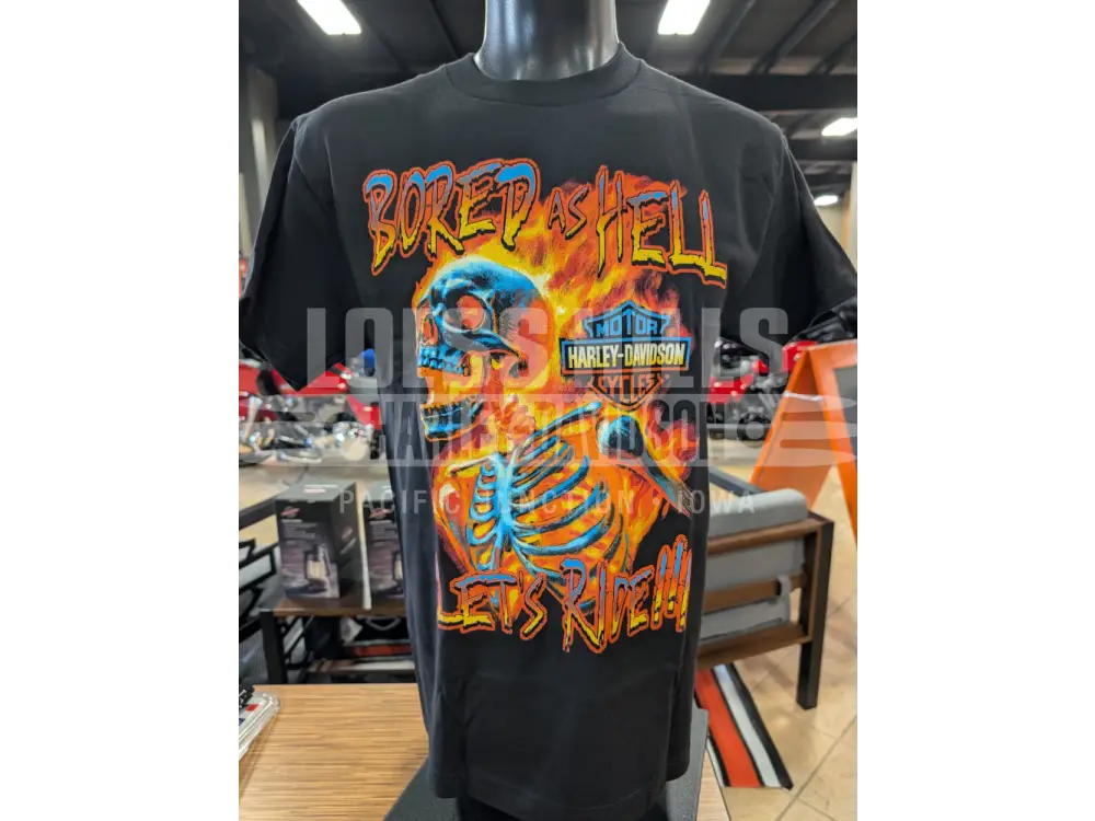 Loess Hills Harley-Davidson Men’s Bored As Hell T-shirt