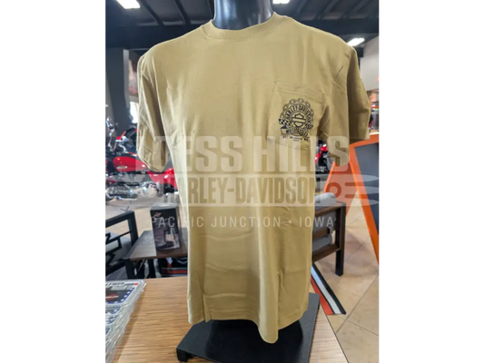 Loess Hills Harley-Davidson Men’s Chain Pocket T-shirt