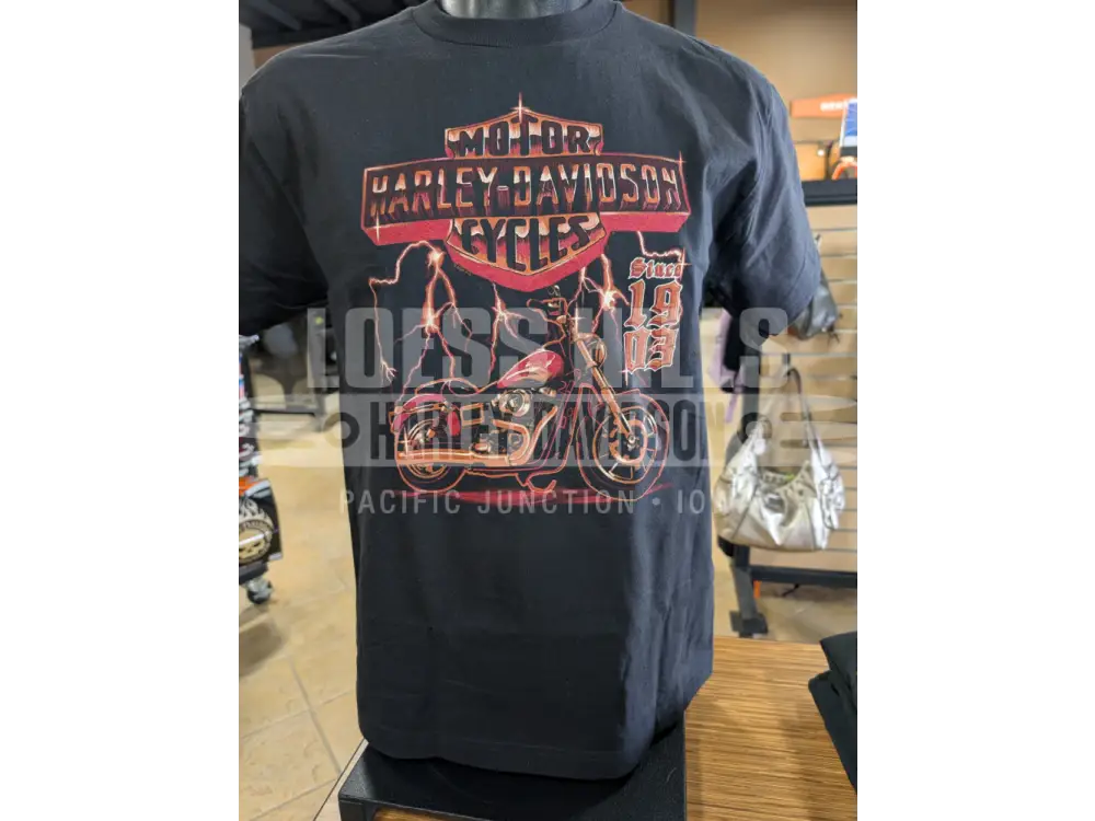 Loess Hills Harley-Davidson Men’s Chrome Classic T-shirt