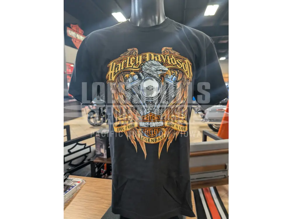 Loess Hills Harley-Davidson Men’s Chrome Perch T-shirt