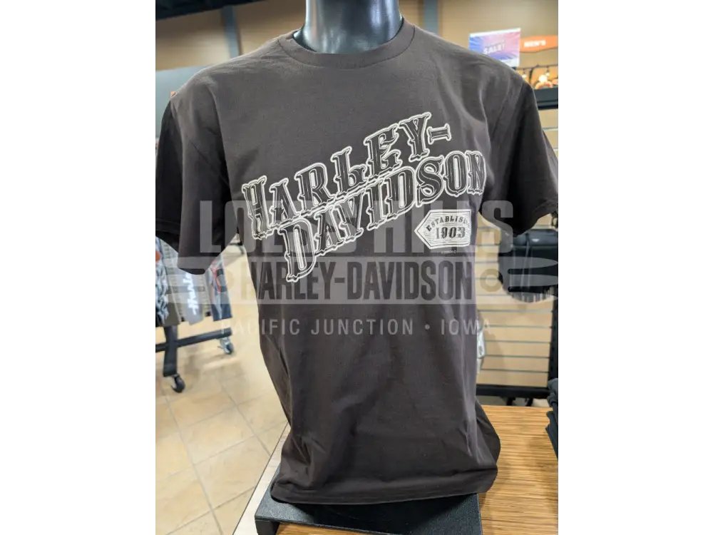 Loess Hills Harley-Davidson Men’s Cutter T-shirt 402949290