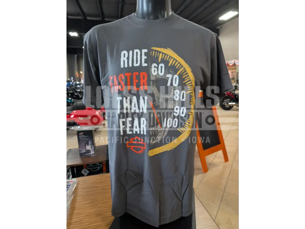 Loess Hills Harley-Davidson Men’s Faster Than Fear T-shirt