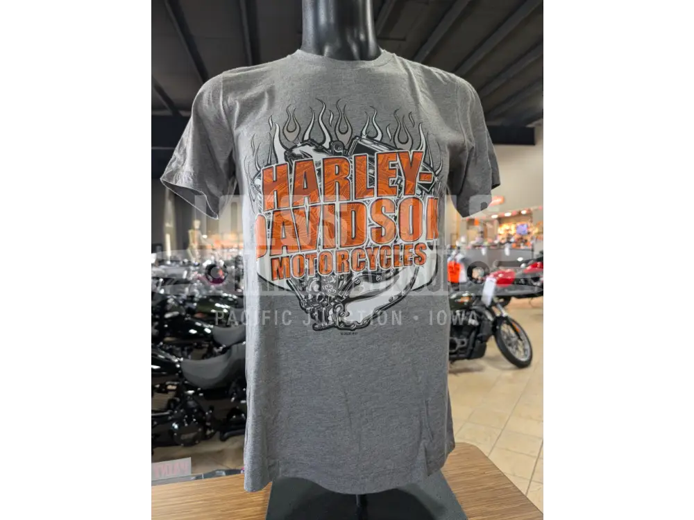 Loess Hills Harley-Davidson Men’s Fire Engine T-shirt
