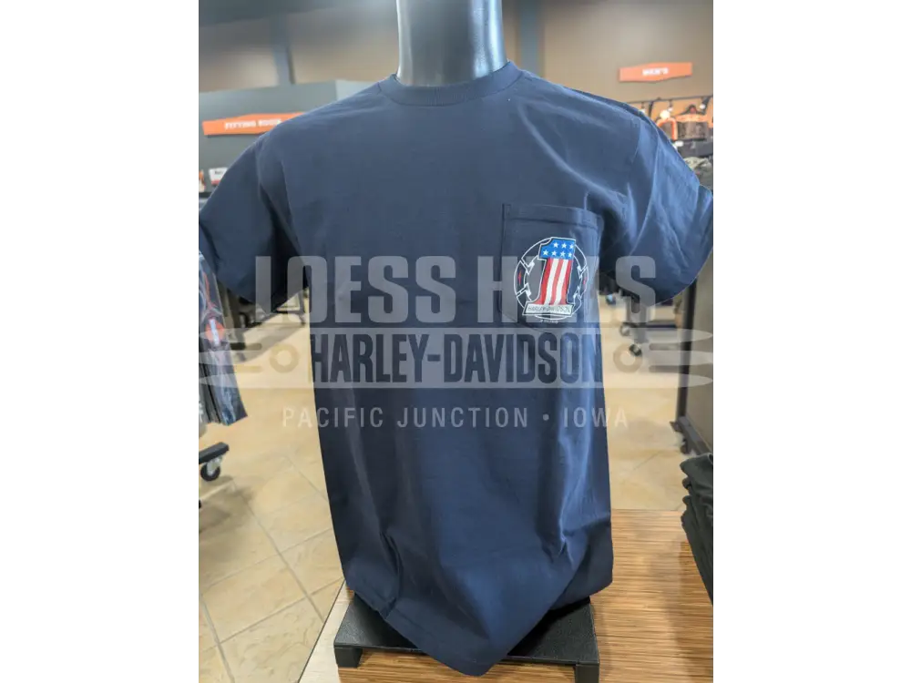 Loess Hills Harley-Davidson Men’s HD Medal Pocket T-shirt