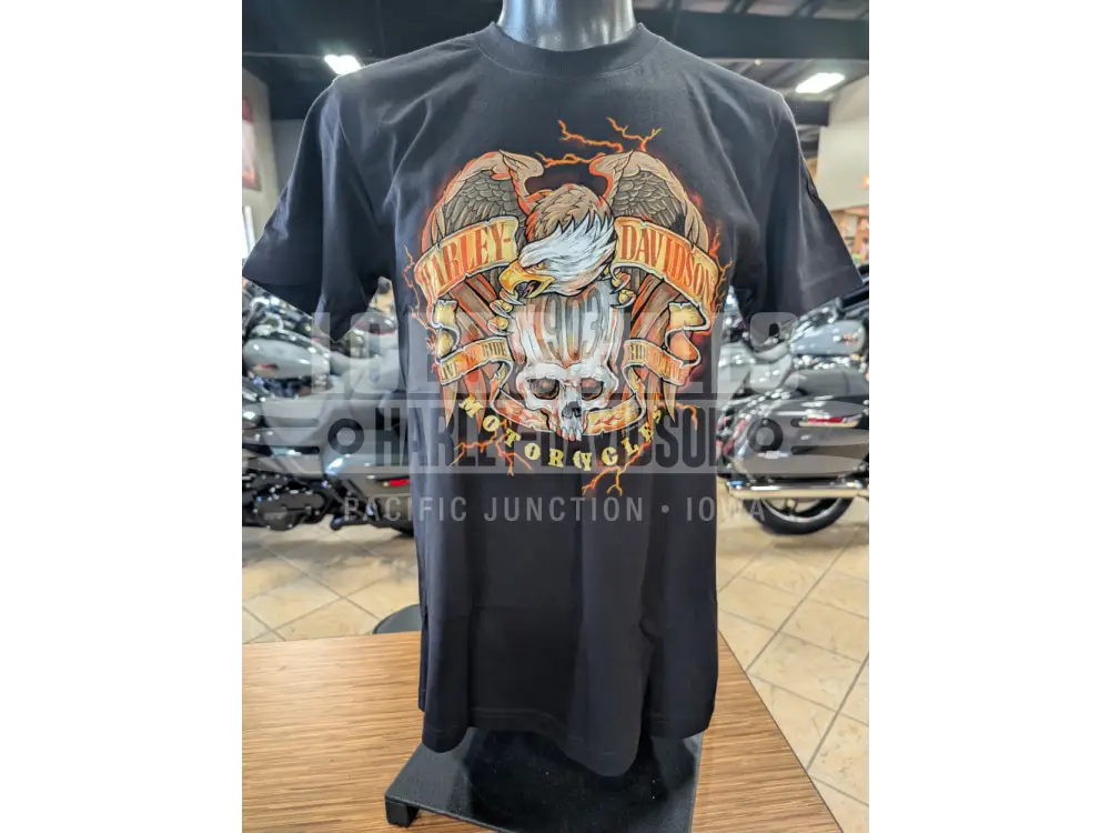 Loess Hills Harley-Davidson Men’s Lightning Eagle T-shirt