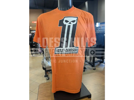 Loess Hills Harley-Davidson Men’s Orange Core DC T-shirt