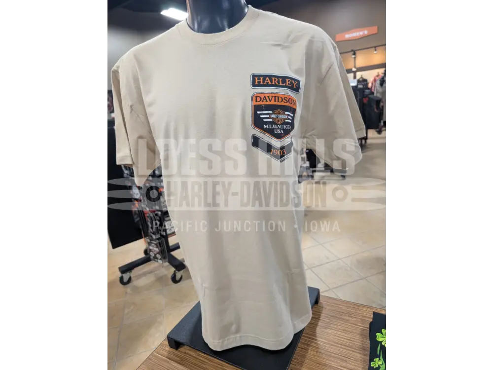 Loess Hills Harley-Davidson Men’s Patched T-shirt 3002865
