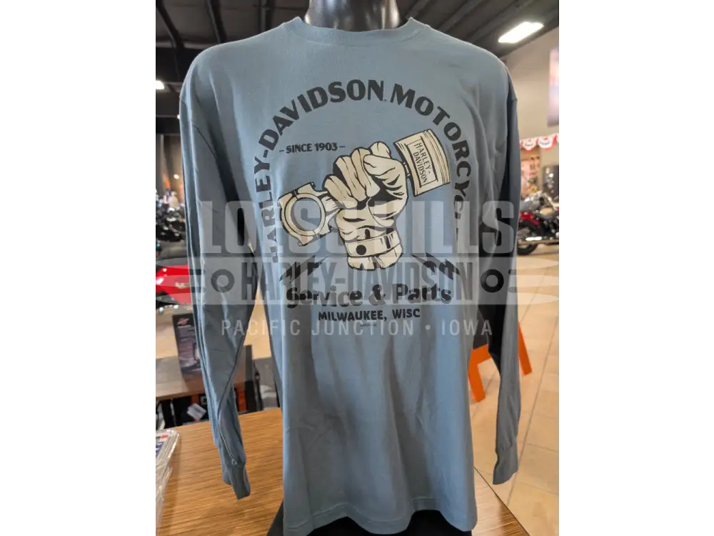 Loess Hills Harley-Davidson Men’s Piston Parts Long Sleeve