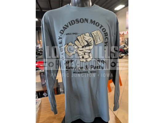 Loess Hills Harley-Davidson Men’s Piston Parts Long Sleeve