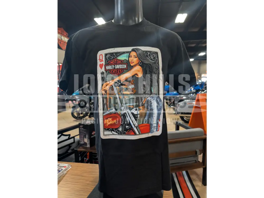 Loess Hills Harley-Davidson Men’s Queen of Hearts T-shirt