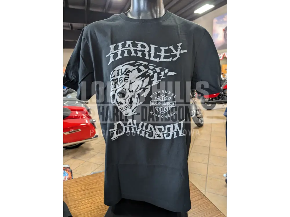 Loess Hills Harley-Davidson Men’s Sprinting Skull T-shirt