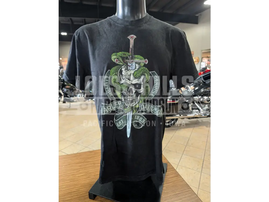 Loess Hills Harley-Davidson Men’s Sword Skull T-shirt