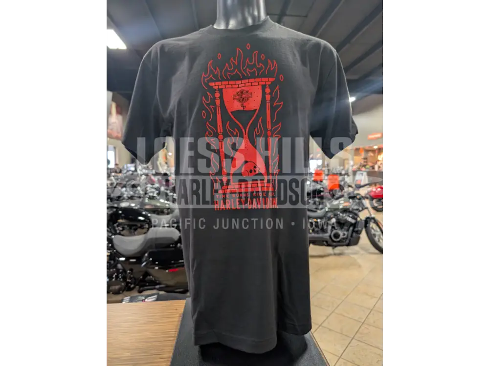 Loess Hills Harley-Davidson Men’s Time Burns T-shirt