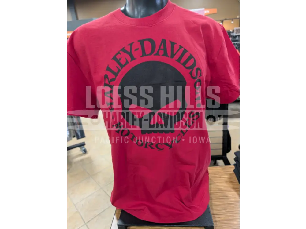 Loess Hills Harley-Davidson Men’s Willie G Skull T-shirt