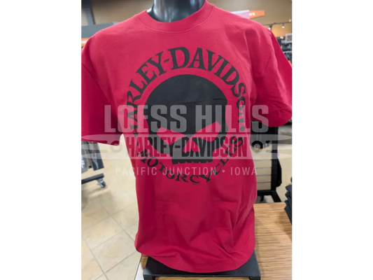 Loess Hills Harley-Davidson Men’s Willie G Skull T-shirt