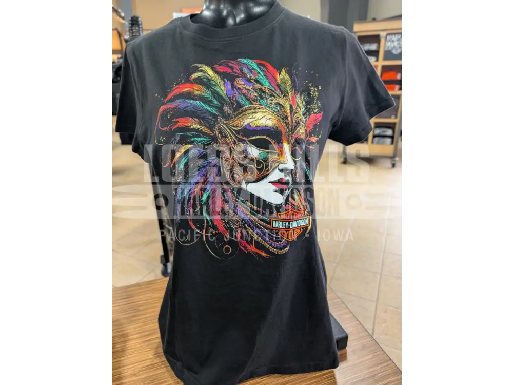 Loess Hills Harley-Davidson Party Mask Women’s T-shirt